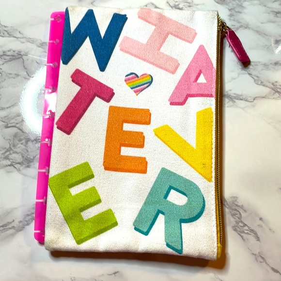 The Happy Planner Other - 4/$25 The Happy Planner “WHATEVER” SNAP in Zip Pouch/ pencil case